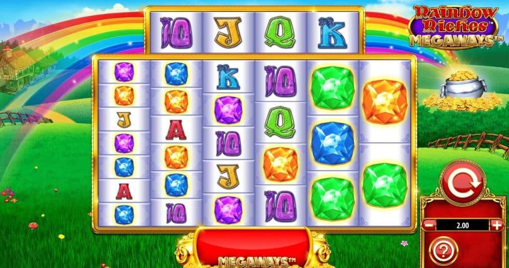 Thème et conception de Rainbow Riches Megaways