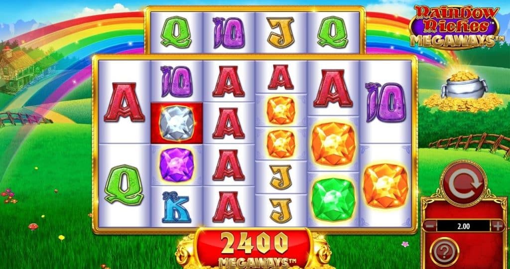 Caractéristiques de Rainbow Riches Megaways