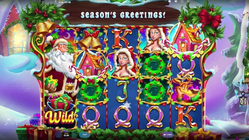 caracteristiques Santa Spins de Red Tiger