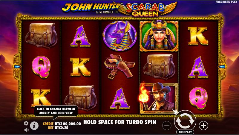 machine a sous John Hunter and the Tomb of the Scarab Queen